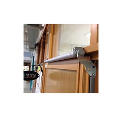 Fechador de porta de vidro automático pneumático de auto-fechamento de prata para porta deslizante 30-80kg