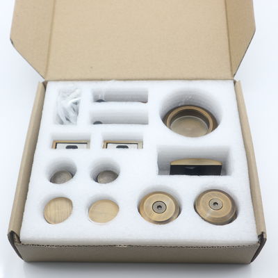 Ligação de zinco SS304 Instalação de hardware de porta de celeiro deslizante telescópica sem quadro