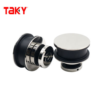 Conjunto de portas deslizantes de chuveiro de prata para equipamentos personalizados de gabinete de banho