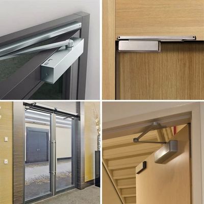 Fechador automático ajustável para portas de vidro modernas