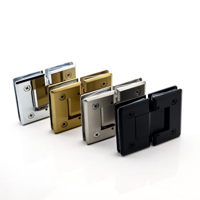 Top Performance 90 Graus Brass Duche Porta de Vidro Povit Cercas para fixado 8-12mm vidro
