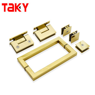 Top Performance 90 Graus Brass Duche Porta de Vidro Povit Cercas para fixado 8-12mm vidro