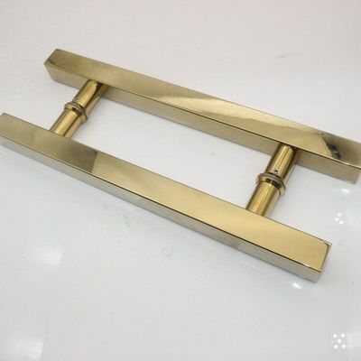 Adicione um toque de ouro ao seu banheiro com alças de porta de chuveiro de vidro de aço inoxidável