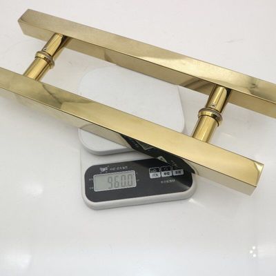 Adicione um toque de ouro ao seu banheiro com alças de porta de chuveiro de vidro de aço inoxidável