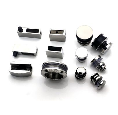 Espelho acabamento porta deslizante de vidro Kit de hardware para chuveiro porta de celeiro Puerta de Ducha