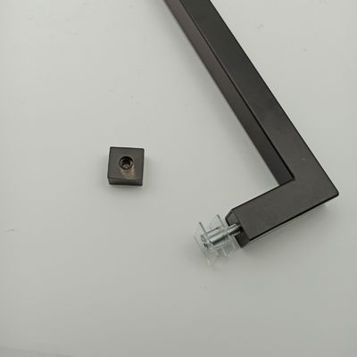 Bom design de aço inoxidável304 Porta puxar alça para banheiro portas de vidro em preto Matt