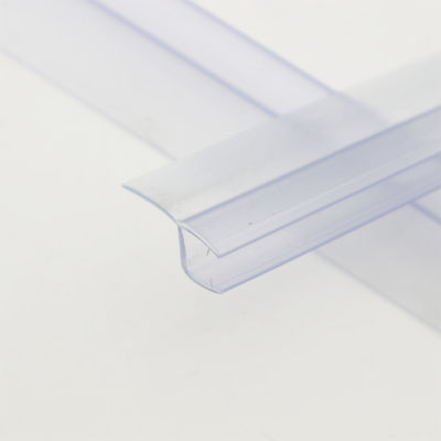 Faixa de vedação da porta do chuveiro de vidro temperado sem enquadramento de 6-12 mm com vedações de PVC impermeáveis