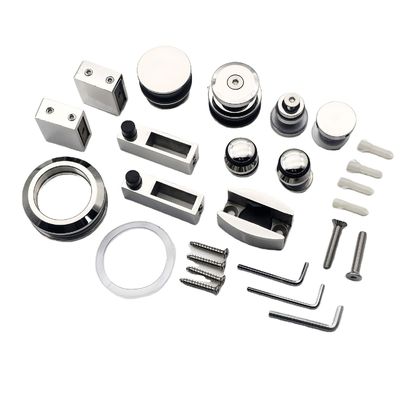 Melhore a decoração do seu banheiro com o nosso Kit de ferramentas de porta de chuveiro de vidro sem moldura