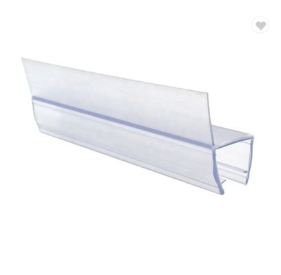 6-12mm vidro compatível com 180 graus PVC borracha H canal fundo de vidro chuveiro vedação porta tira