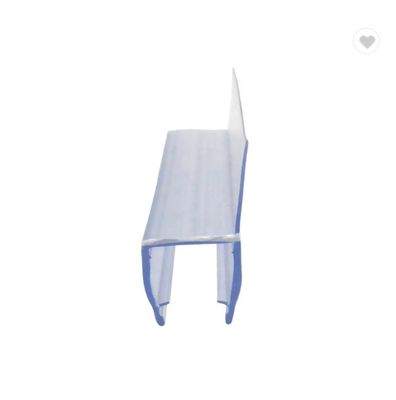 6-12mm vidro compatível com 180 graus PVC borracha H canal fundo de vidro chuveiro vedação porta tira