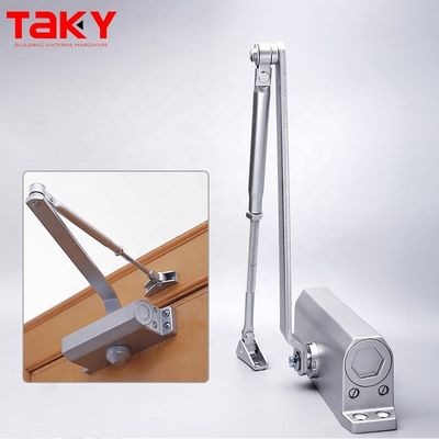 45-65kg Max Peso da porta Aplicação segura fechador de porta deslizante automático em liga de alumínio