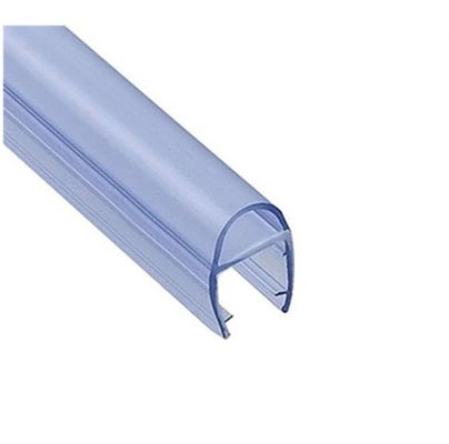 Porta de chuveiro de plástico de borracha de PVC transparente de 94 polegadas para garantia e função de elevação longa
