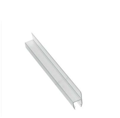 Selo de porta de chuveiro de vidro deslizante com PVC transparente de 180 graus e função de elevação longa