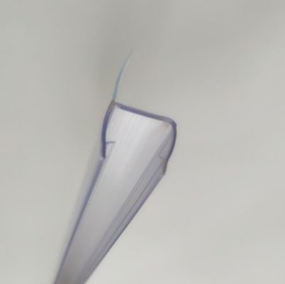 Selo de porta de chuveiro de vidro deslizante com PVC transparente de 180 graus e função de elevação longa