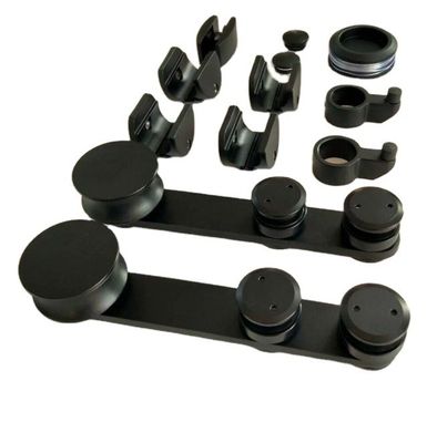 Modern Design Round Tray Sliding Barn Door Hardware Kit para sistema de trilhos pendurados duplos