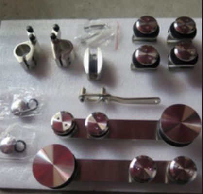 Modern Design Round Tray Sliding Barn Door Hardware Kit para sistema de trilhos pendurados duplos