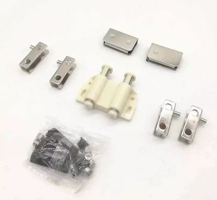 Conjunto de dobradiças de porta de vidro de funcionamento suave com fecho de captura magnética PSS/SSS