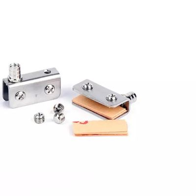 Conjunto de dobradiças de porta de vidro de funcionamento suave com fecho de captura magnética PSS/SSS