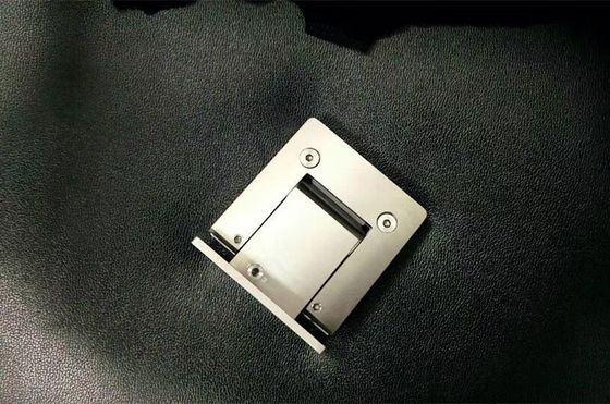 90 graus hidráulica do chuveiro dobradiça para porta de vidro do banheiro normal em alumínio sliver
