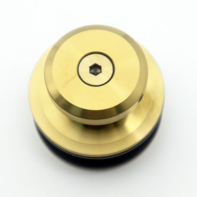 Sistema de porta deslizante sem quadro anti-brass para acabamento de vidro seguro de 8-12 mm de espessura