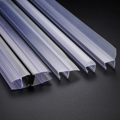 8-12mm PVC impermeável de borracha vidro de chuveiro porta de vedação tira para comprimento normal 2200/2400mm