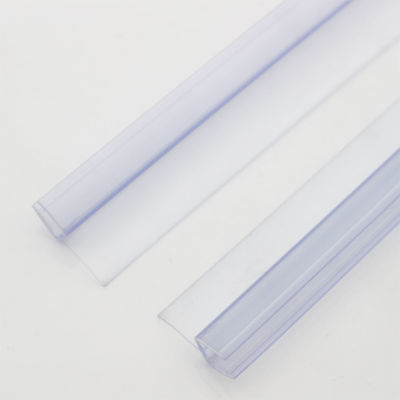 Transparente 8-12 mm Faixa de vedação da porta do chuveiro PVC coextrudado ambiental para impermeabilização