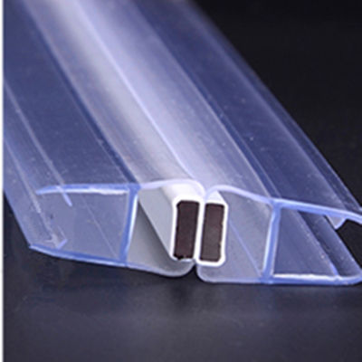 Design moderno 8-12mm PVC transparente selos de água tira para tela de chuveiro Função de elevação longa