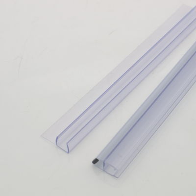 Design moderno 8-12mm PVC transparente selos de água tira para tela de chuveiro Função de elevação longa