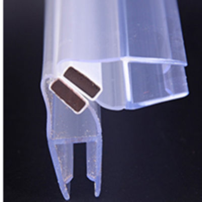 Design moderno 8-12mm PVC transparente selos de água tira para tela de chuveiro Função de elevação longa