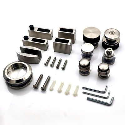 Kit de ajuste de canto deslizante de 12 mm de vidro estilo reto O item mais popular no mercado americano