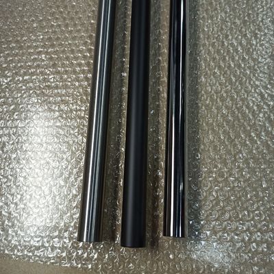 Kit de porta deslizante estilo aberto deslizante com aço inoxidável 304 25 * 2.0mm barra redonda sólida