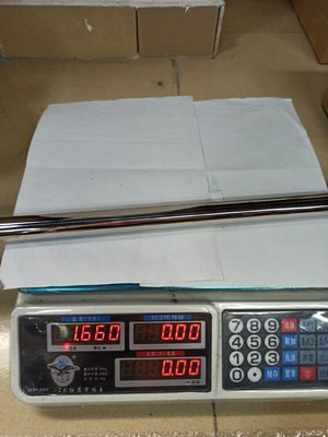 Kit de porta deslizante estilo aberto deslizante com aço inoxidável 304 25 * 2.0mm barra redonda sólida