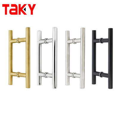 1.0mm Espessura do tubo de aço inoxidável D tipo porta de vidro puxar alça para hotel duche
