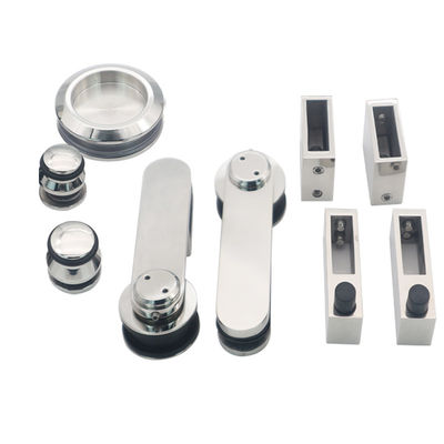 Conjunto de equipamento de deslizamento de tela de vidro funcional de banheiro com quadro de aço inoxidável 304