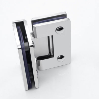 Grampos de engrenagem de aço inoxidável vidro para vidro Bisagra Ducha para Vidrio para vidro de 8-12mm