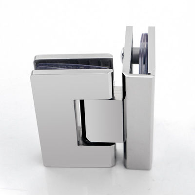 Grampos de engrenagem de aço inoxidável vidro para vidro Bisagra Ducha para Vidrio para vidro de 8-12mm
