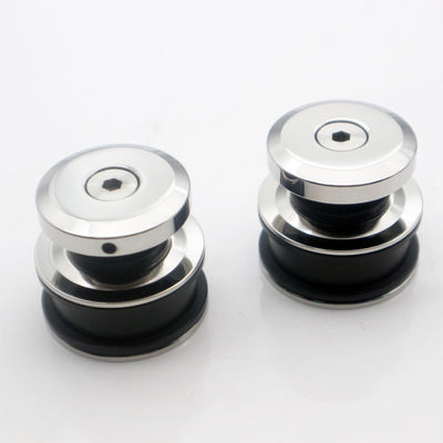 8-12mm porta de vidro sem enquadramento Espelho deslizante Kit de porta de celeiro para banheiro e armário de hotel
