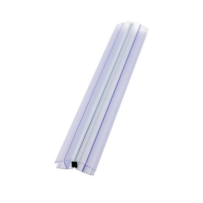 Faixa de vedação de PVC à prova d'água para chuveiro de vidro de 6 mm-10 mm porta deslizante estilo aberto deslizante