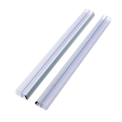 Faixa de vedação de PVC à prova d'água para chuveiro de vidro de 6 mm-10 mm porta deslizante estilo aberto deslizante