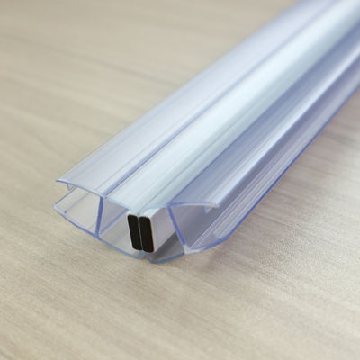 Faixa de vedação de PVC à prova d'água para chuveiro de vidro de 6 mm-10 mm porta deslizante estilo aberto deslizante