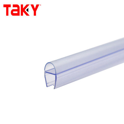 Super-Clar Color 6-12MM Ambiental Co-extrudido PVC Fecho de porta de chuveiro para porta de vidro