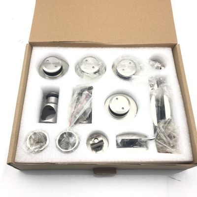 Instalação de porta deslizante para 12 mm de vidro de forma moderna redonda Bar de vidro Hardware de porta de chuveiro