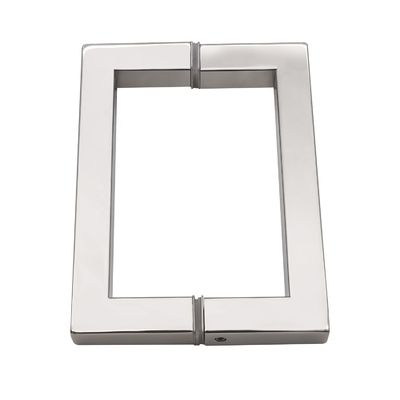 Moderno design porta de vidro inoxidável manobra para Back To Back Edifício padrão interno