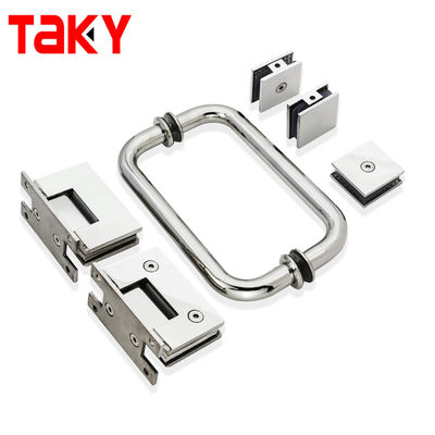 Long Life Quadrado 90 Graus Polido de aço inoxidável Suave fechado Escuro de chuveiro Vidro Pivot Door Hinges