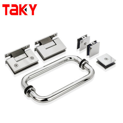 Long Life Quadrado 90 Graus Polido de aço inoxidável Suave fechado Escuro de chuveiro Vidro Pivot Door Hinges