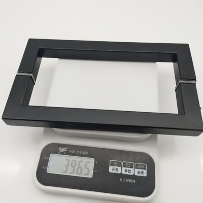 Hotel 8 polegadas Preto Matte D tipo aço inoxidável 304 Porta de vidro