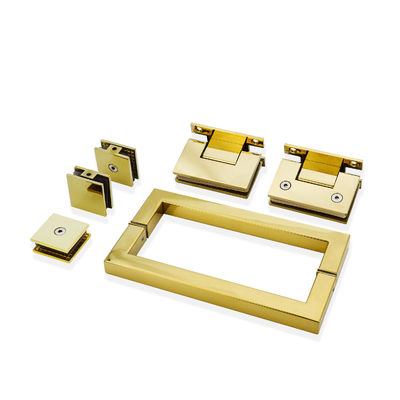 Kit de chuveiro de aço inoxidável com acessórios de hardware de ouro