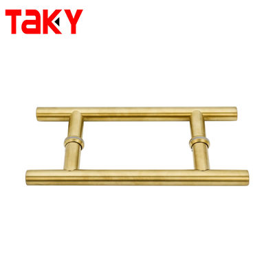 TK-H003 Luxury Steel Door Handle com acabamento de corte e design avançado de cetim / polido