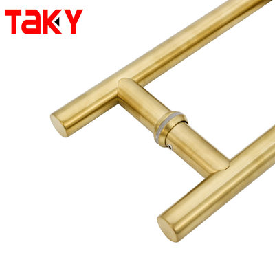 TK-H003 Luxury Steel Door Handle com acabamento de corte e design avançado de cetim / polido