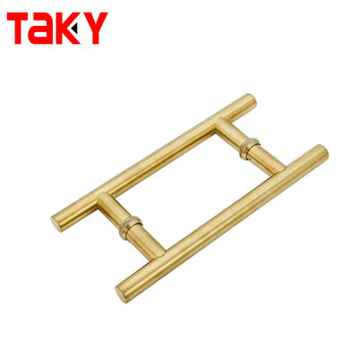 TK-H003 Luxury Steel Door Handle com acabamento de corte e design avançado de cetim / polido